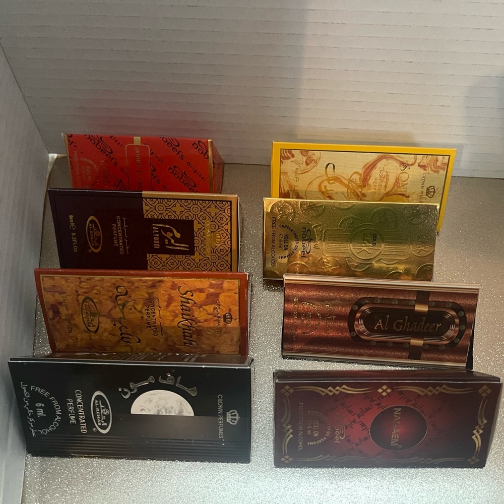 Arab Concentrated Perfume Oil bundle of eight
